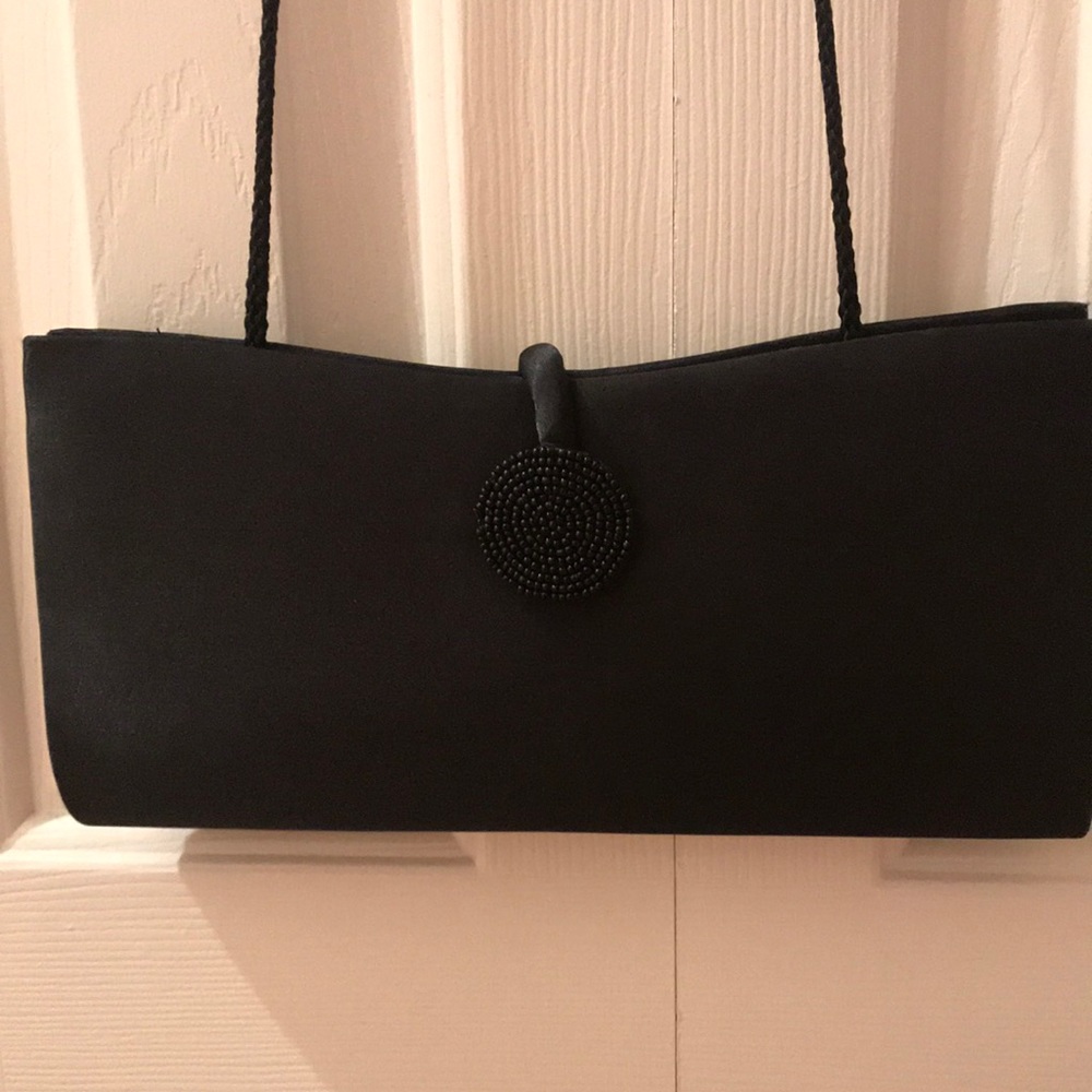 Black evening purse